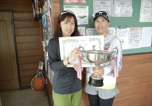 ノービス優勝　宮嶋さん・篠さん