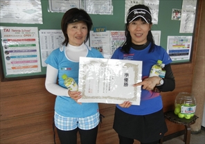 ノービス準優勝　浦田さん・庄司さん