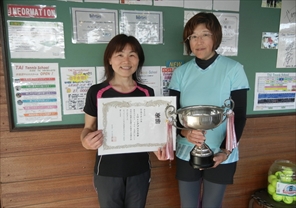 ビギナー優勝　高倉さん・野々村さん