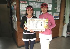 ノービス準優勝　大門さん・大髙さん