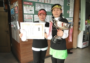 ビギナー優勝　宇田川さん・元岡さん