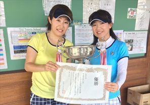 ノービス優勝　佐伯さん・藤本さん