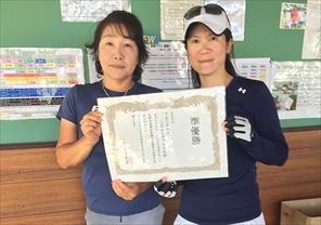 ノービス準優勝　岩下さん・成田さん