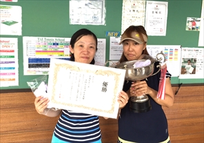 ビギナー優勝　福原さん・前原さん