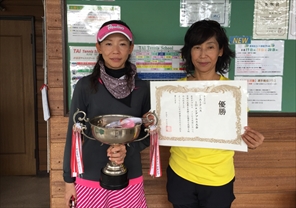 ノービス優勝　稲葉さん・秋山さん