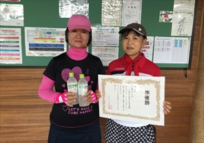 ノービス準優勝　橋本さん・原田さん