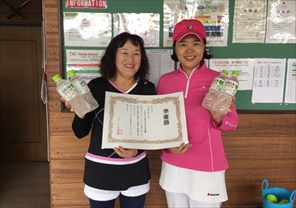 ノービス準優勝　大門さん・大高さん
