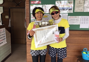 ビギナー優勝　岩田さん・千葉さん