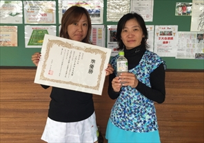 ノービス準優勝　前原さん・福原さん