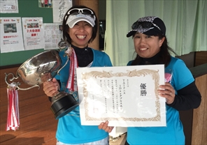 ビギナー優勝　広沢さん・飯泉さん