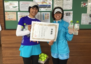 ノービス準優勝　山崎さん・広沢さん