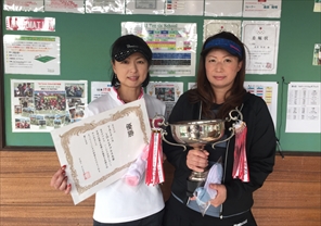 ノービス優勝　竹内さん・田中さん