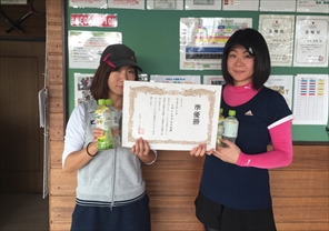 ノービス準優勝　鈴木さん・佐藤さん