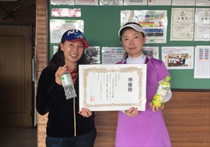 ビギナー準優勝　水口さん・大橋さん