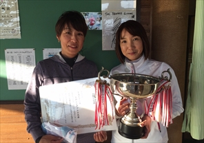 ノービス優勝　小林さん・葛西さん