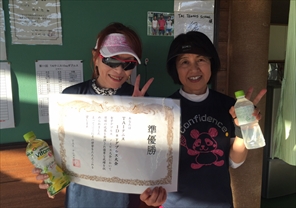 ノービス準優勝　千葉さん・岩田さん