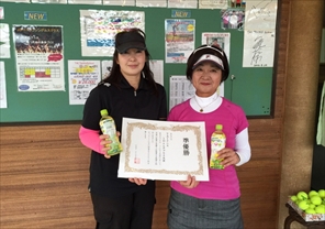 ノービス準優勝　大谷さん・橋本さん