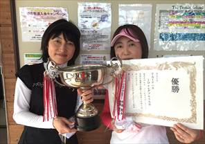 ノービス優勝　小山さん・永石さん