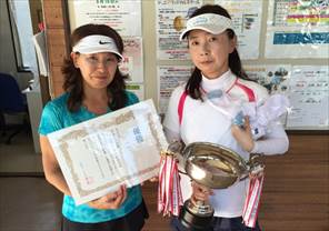 ビギナー優勝　水口さん・大橋さん