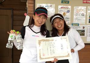 ノービス準優勝　大橋さん・水口さん