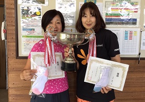 ノービス優勝　橋本さん・大谷さん