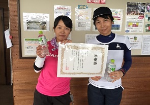 ビギナー準優勝　藤井さん・永野さん