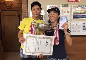 ビギナー優勝　山戸さん・渡辺さん