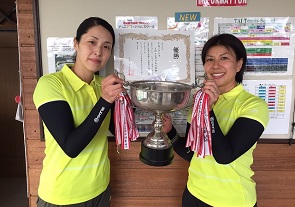 ビギナー優勝　坪井さん・塩野さん