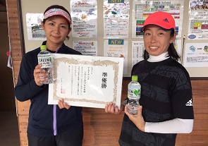ビギナー準優勝　吉本さん・福山さん
