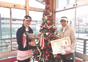 ノービス優勝　花村さん・山下さん