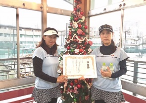 ノービス準優勝　水口さん・村上さん