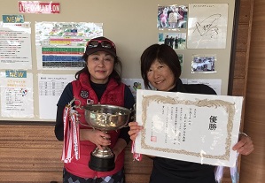 ビギナー優勝　細井さん・長井さん