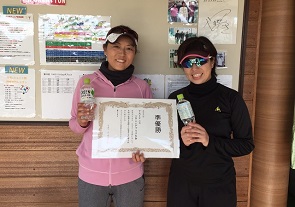 ビギナー準優勝　秋山さん・勝部さん