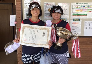 ビギナー優勝　片木さん・下條さん