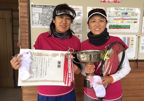 ノービス優勝　高橋さん・勝部さん