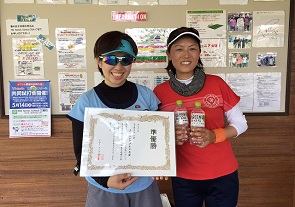 ビギナー準優勝　秋山さん・勝部さん