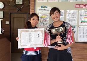ノービス優勝　伊藤さん・本郷さん