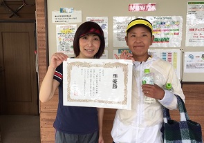 ノービス準優勝　吉村さん・周防さん
