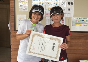 ビギナー準優勝　菊池さん・森さん