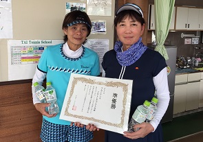 ノービス準優勝　宇野さん・内田さん