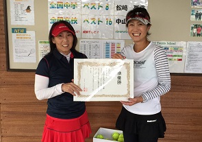 ビギナー準優勝　宮原さん・森川さん