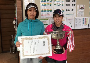 ノービス優勝　栗林さん・松澤さん