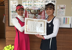 ビギナー優勝　川合さん・森川さん