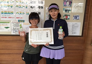 ビギナー準優勝　菊池さん・畑中さん