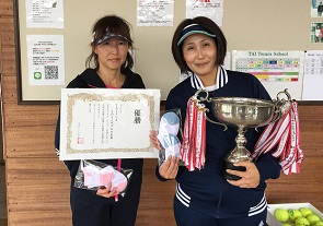 ビギナー優勝　田中さん・関さん