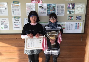 ビギナー優勝　藤田さん・佐川さん